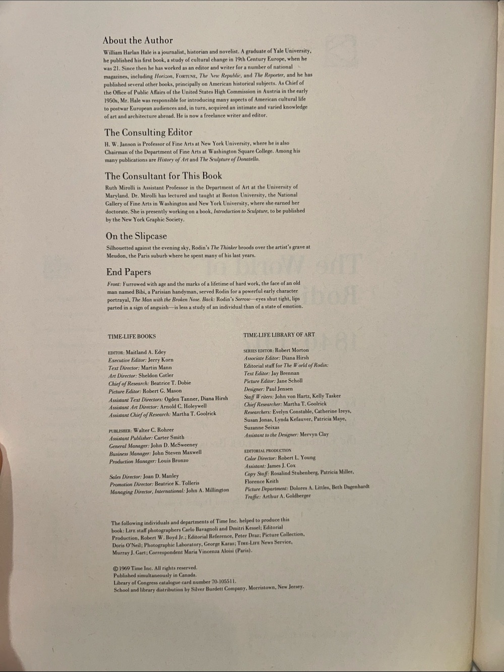 Time Life The World of Rodin 1840-1917 Vintage 1969 CoffeeTable Book-Collectible - Picture 4 of 7